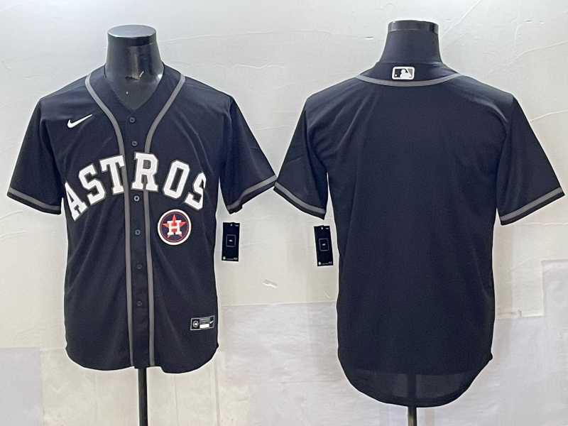 Men Houston Astros blank black 2025 Nike MLB Jersey 0015